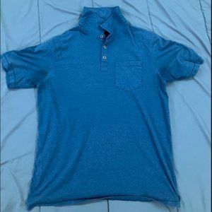 Blue Chest Pocket and Collar Shirt by Gerry's